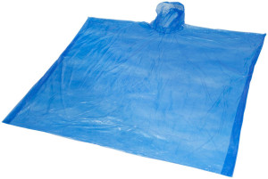 Ziva disposable rain poncho with pouch - Reklamnepredmety