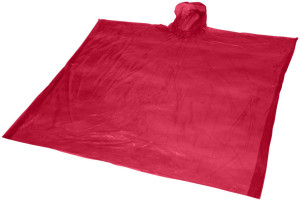 Ziva disposable rain poncho with pouch - Reklamnepredmety