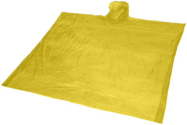 Ziva disposable rain poncho with pouch