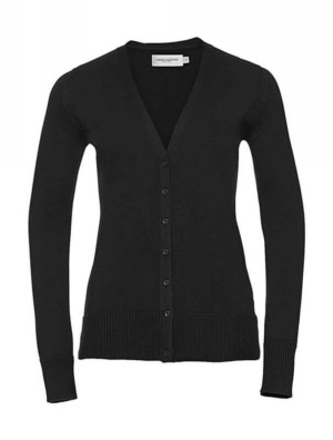 Ladies` V-Neck Knitted Cardigan - Reklamnepredmety