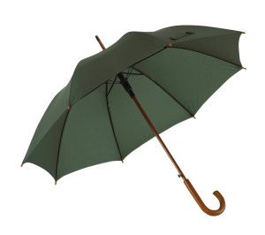 Automatic wooden stick umbrella "Tango" - Reklamnepredmety