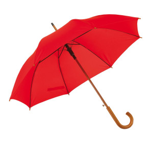 Automatic wooden stick umbrella "Tango" - Reklamnepredmety