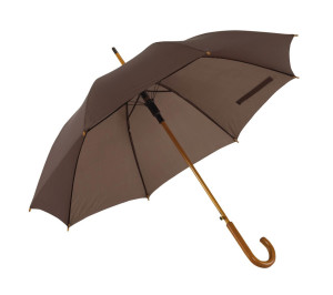 Automatic wooden stick umbrella "Tango" - Reklamnepredmety