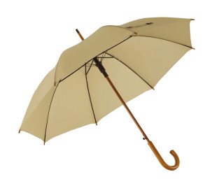 Automatic wooden stick umbrella "Tango" - Reklamnepredmety