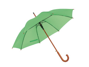 Automatic wooden stick umbrella "Tango" - Reklamnepredmety