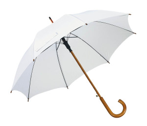 Automatic wooden stick umbrella "Boogie" - Reklamnepredmety