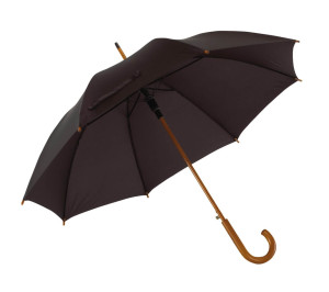 Automatic wooden stick umbrella "Boogie" - Reklamnepredmety