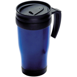 Plastic thermal travel mug – 0.4 l - Reklamnepredmety