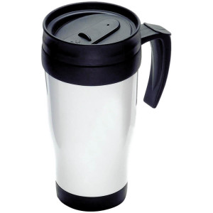 Plastic thermal travel mug – 0.4 l - Reklamnepredmety