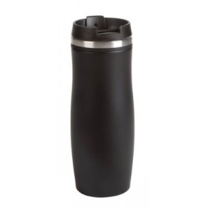 Double-walled travel mug DARK CREMA - Reklamnepredmety