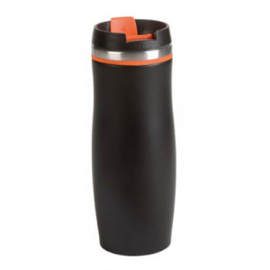 Double-walled travel mug DARK CREMA - Reklamnepredmety