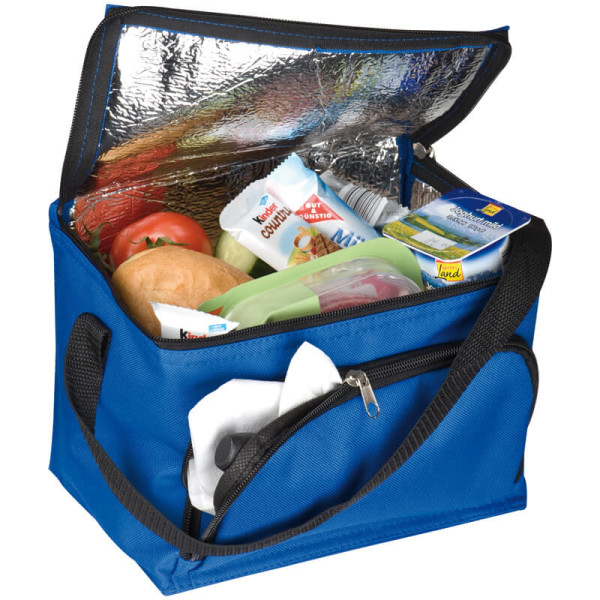 210D polyester cooler bag with front compartment