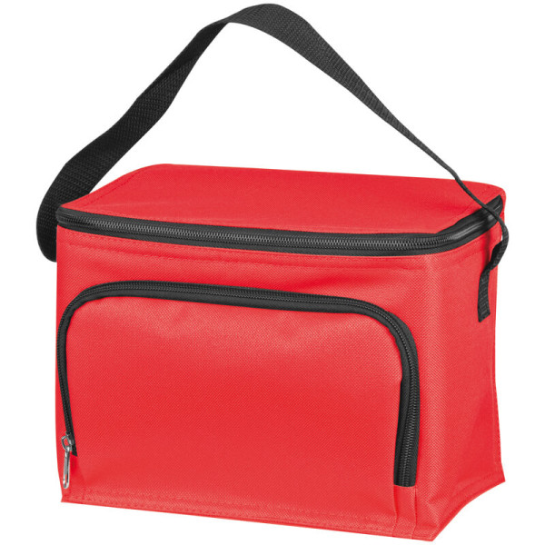 210D polyester cooler bag with front compartment