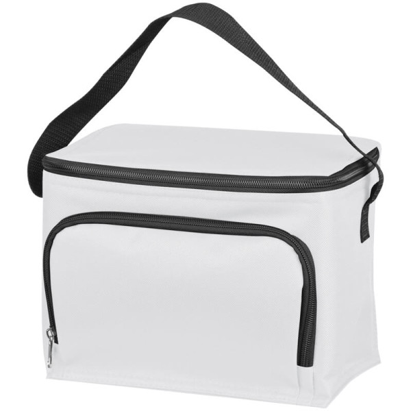 210D polyester cooler bag with front compartment