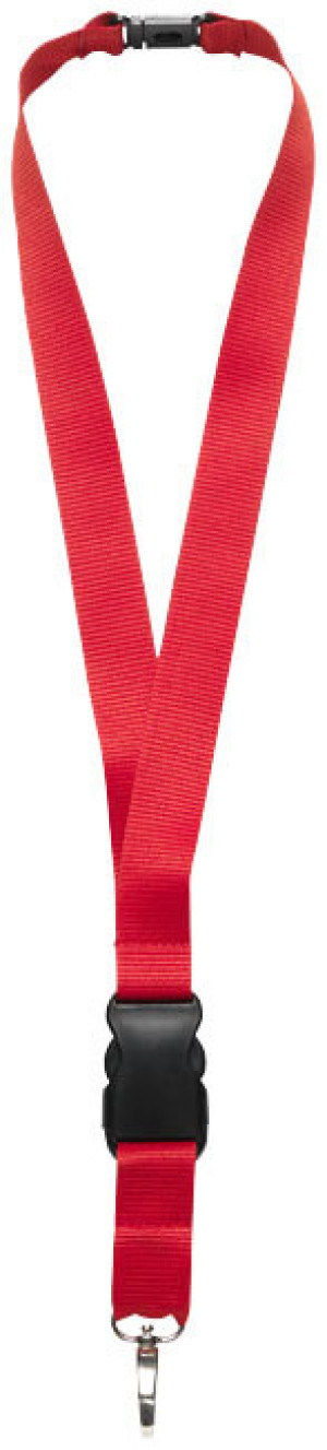 Lanyard with detachable buckle