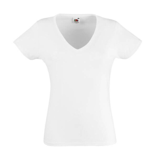 Lady-Fit Valueweight V-neck T