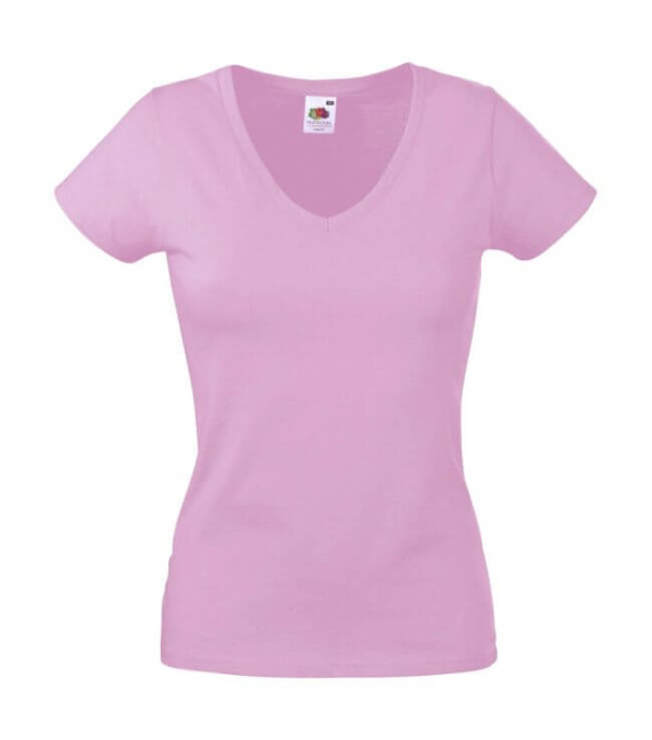 Lady-Fit Valueweight V-neck T