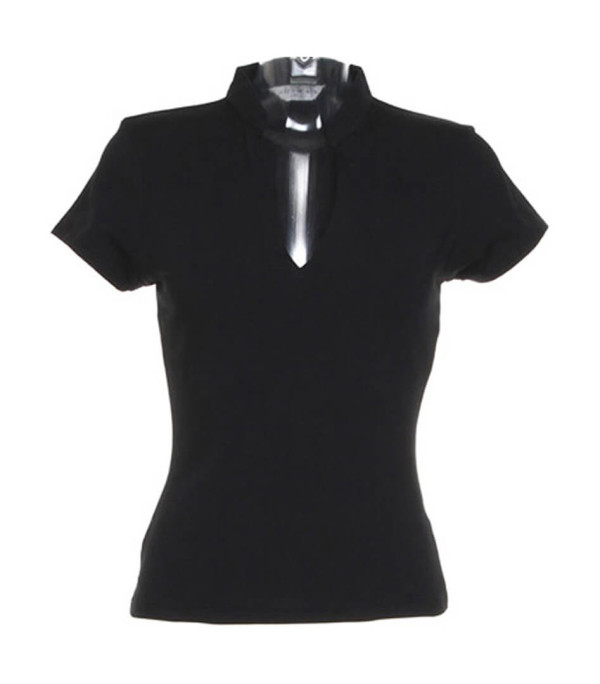 Corporate Short Sleeve V-Neck Top