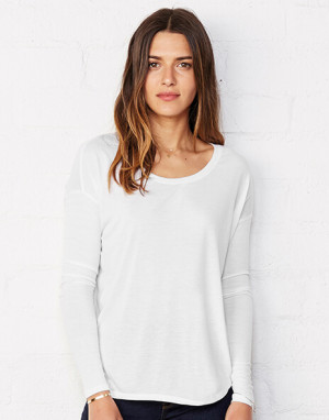 Flowy T-Shirt with 2x1 Sleeves