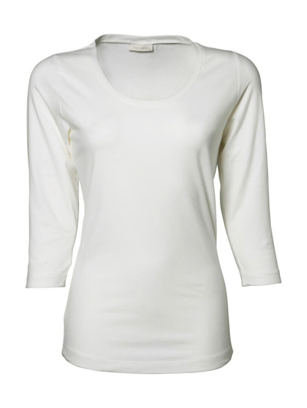 Ladies 3/4 Sleeve Stretch Tee