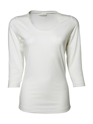 Ladies 3/4 Sleeve Stretch Tee - Reklamnepredmety