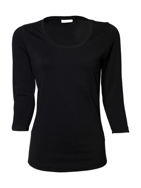 Ladies 3/4 Sleeve Stretch Tee