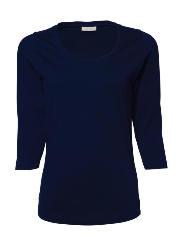 Ladies 3/4 Sleeve Stretch Tee