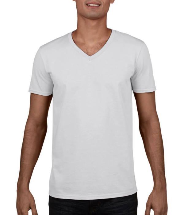 Gildan Mens Softstyle V-Neck T-Shirt