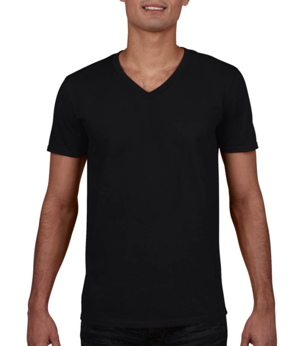 Gildan Mens Softstyle V-Neck T-Shirt