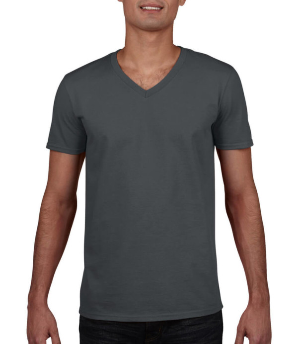 Gildan Mens Softstyle V-Neck T-Shirt