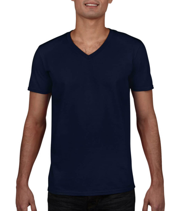 Gildan Mens Softstyle V-Neck T-Shirt