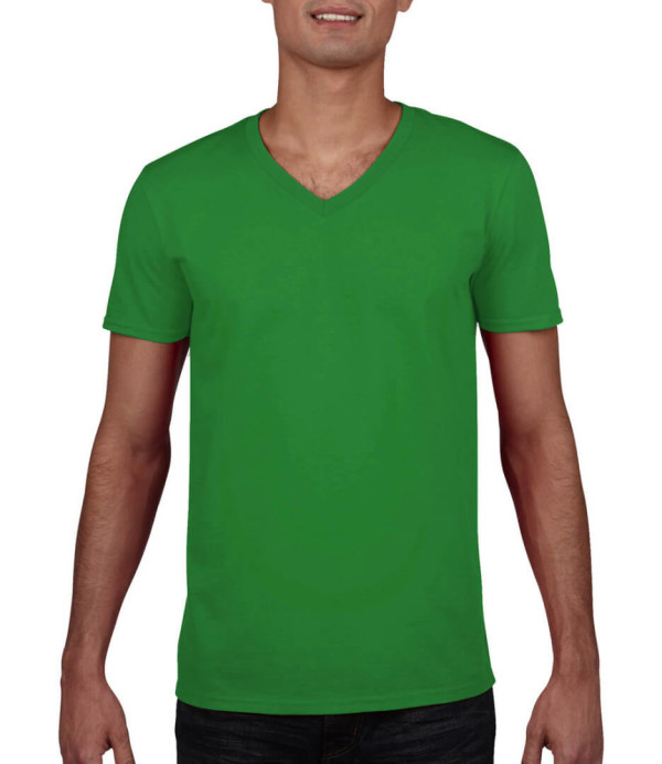 Gildan Mens Softstyle V-Neck T-Shirt