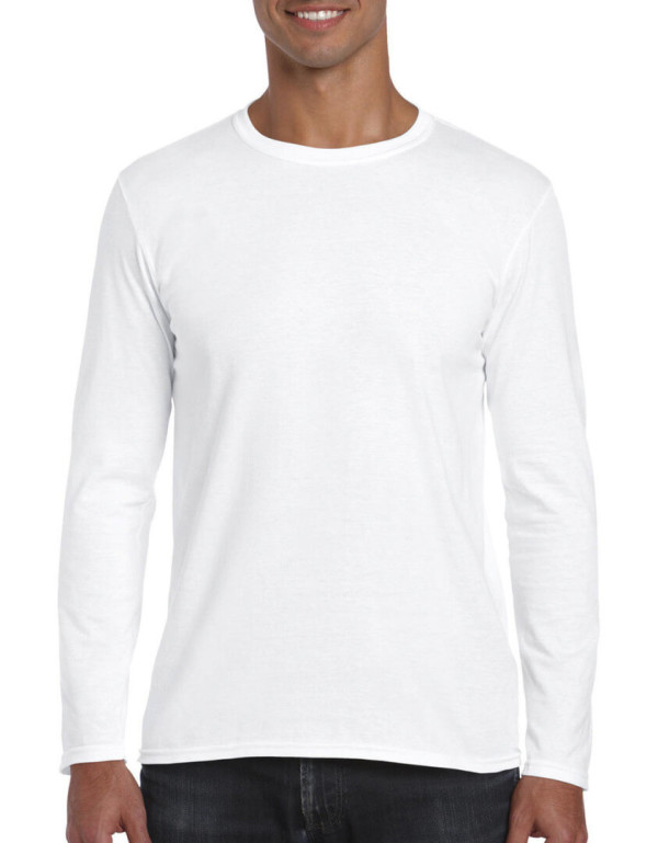 Gildan Mens Softstyle Long Sleeve Tee