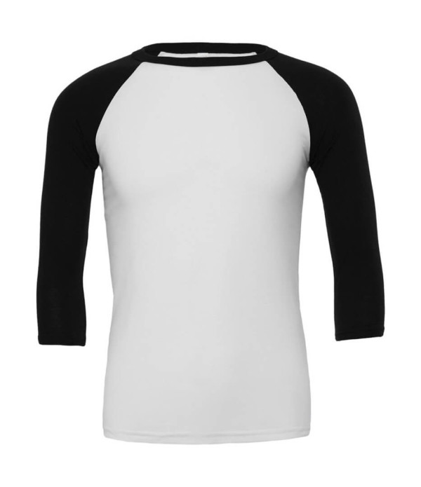 Unisex 3/4 Sleeve Baseball T-Shirt