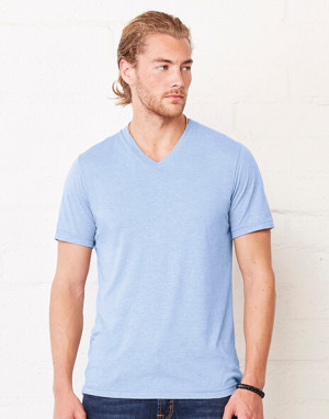 Unisex Triblend V-Neck T-Shirt - Reklamnepredmety