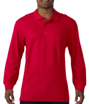 Premium Cotton Adult Double Piqué Polo LS - Reklamnepredmety