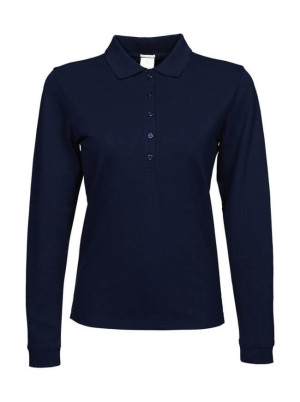 Ladies Luxury LS Stretch Polo - Reklamnepredmety