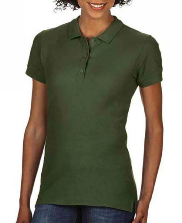 Premium Cotton Ladies` Double Piqué Polo