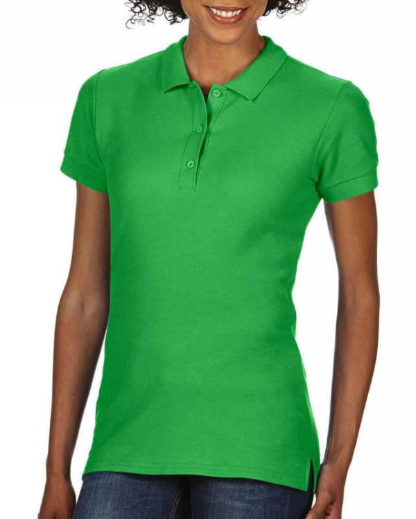 Premium Cotton Ladies` Double Piqué Polo