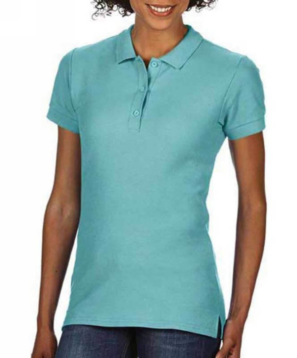 Premium Cotton Ladies` Double Piqué Polo