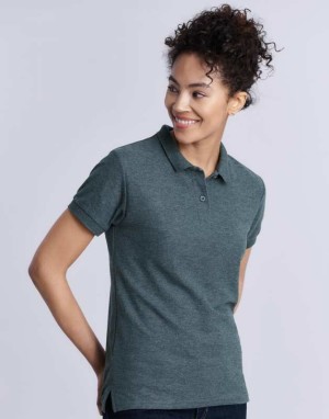 DryBlend Ladies` Double Piqué Polo