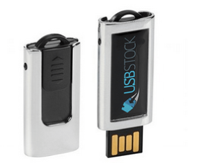 USB key PDslim-40 - Resident sticker - Reklamnepredmety