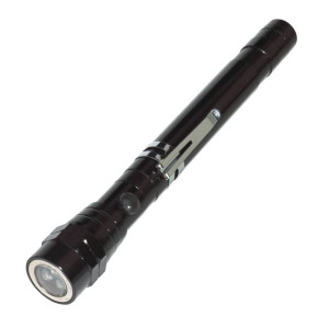 LED torch REFLECT (black) - Reklamnepredmety
