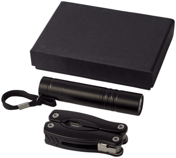 Scout multi function knife and flashlight gift set