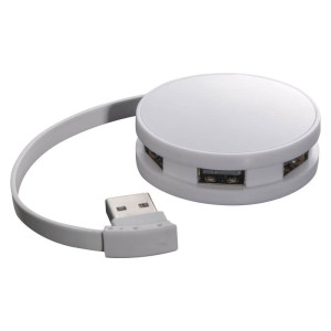 4 port - rounded USB-Hub - Reklamnepredmety