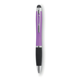 RIOLIGH  Twist ball pen with light - Reklamnepredmety