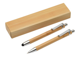 Writing set DOUBLE BAMBOO - Reklamnepredmety