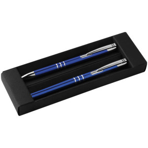 Writing set with ball pen and rollerball pen - Reklamnepredmety