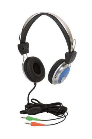 Headphones VISBORG (blau/silber) - Reklamnepredmety
