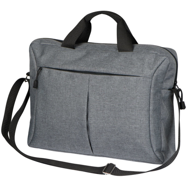 Grey laptop bag